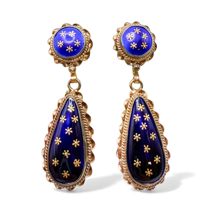 14k Yellow Gold Vintage Estate Earrings