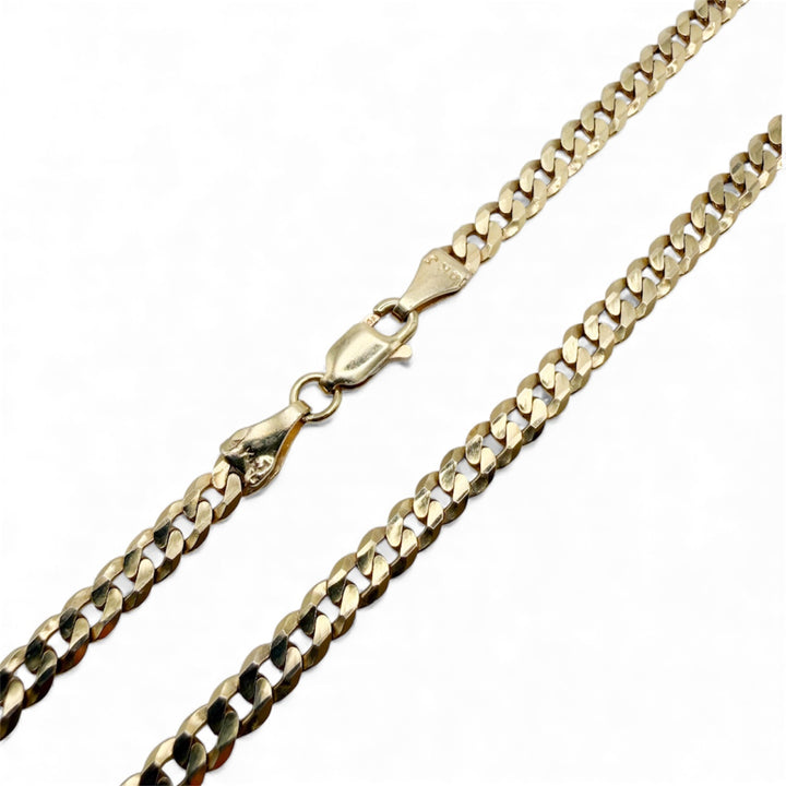 14k Yellow Gold Cuban Estate Chain
