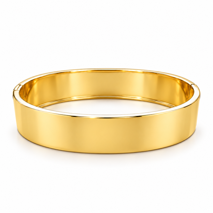 14k Yellow Flat Estate Bangle