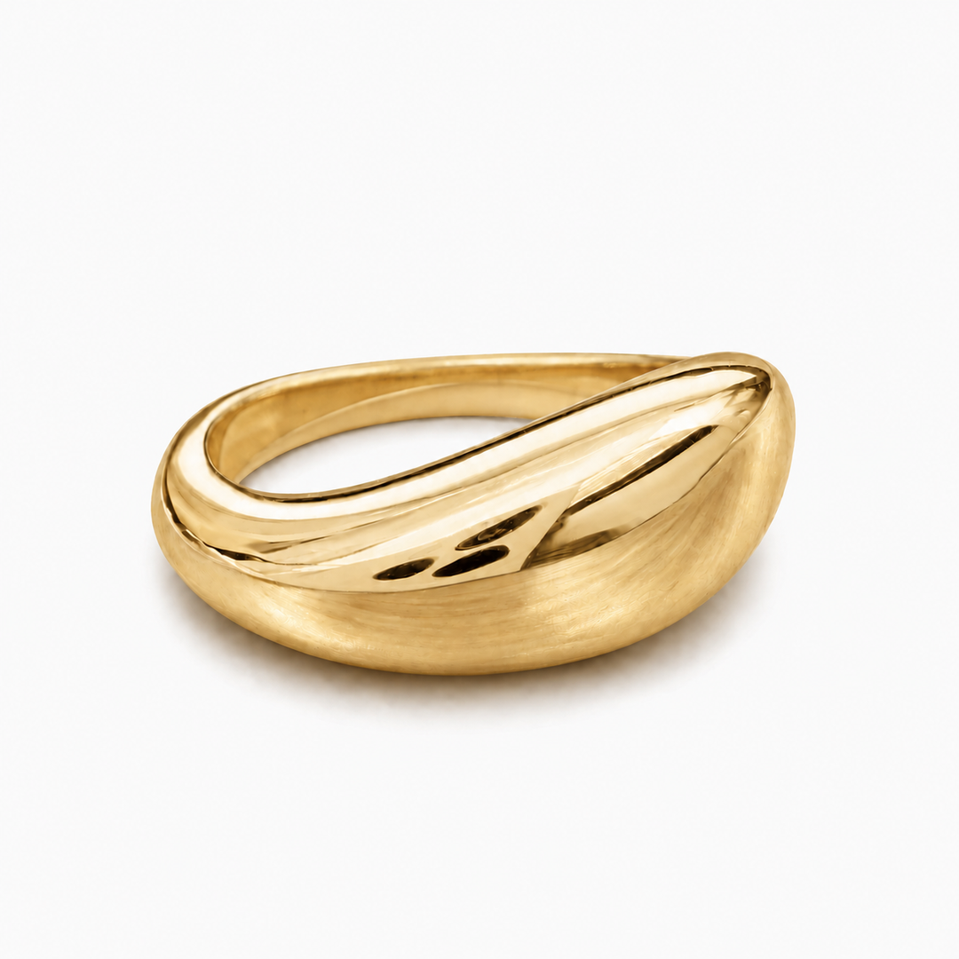 18k Yellow Dome Estate Ring