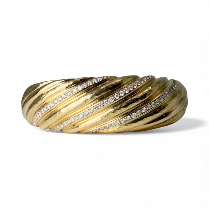 18k Yellow Gold Bangle Estate Bracelet