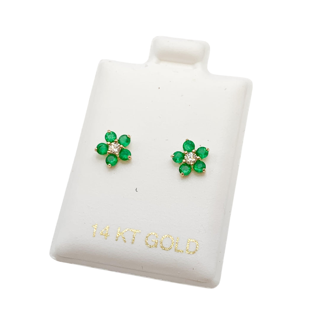 14k Yellow Gold Stud Children&