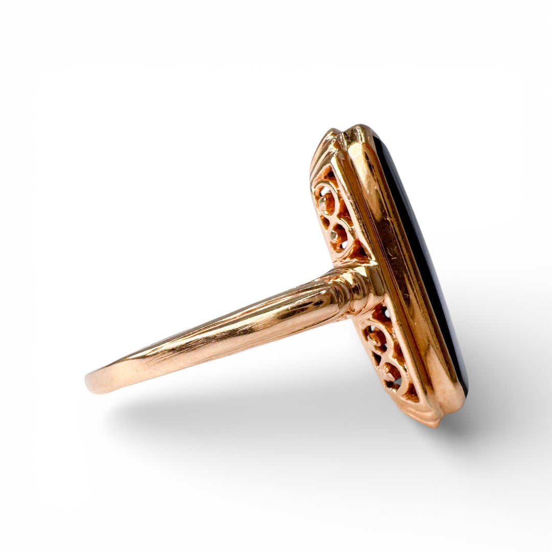 14k Yellow Gold Antique Estate Ring