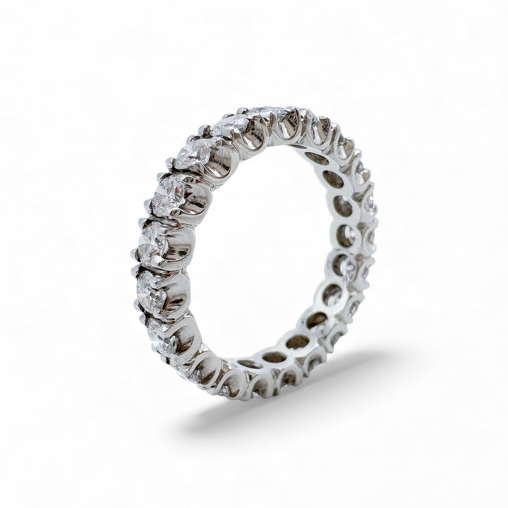 Platinum Eternity Diamond Estate Ring