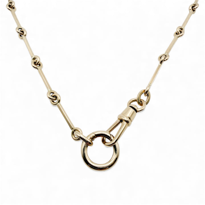 14k Yellow Gold Toggle Necklace