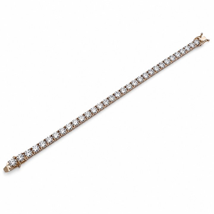 14k Yellow Gold Lab Grown Diamond Bracelet 15.17 cttw