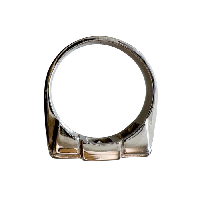 Platinum White Gold 3 Stone Diamond Estate Ring