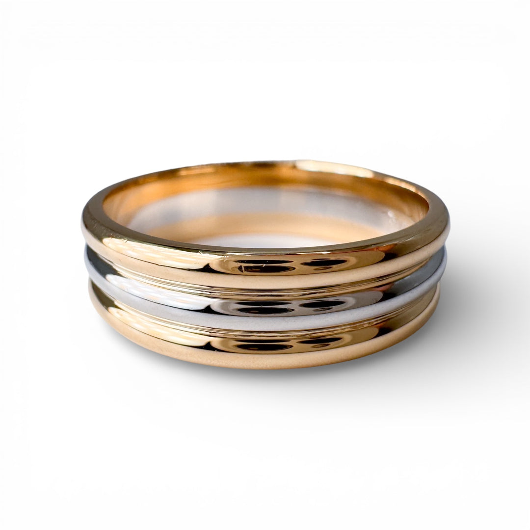 18k/Plat Two Tone Estate Ring