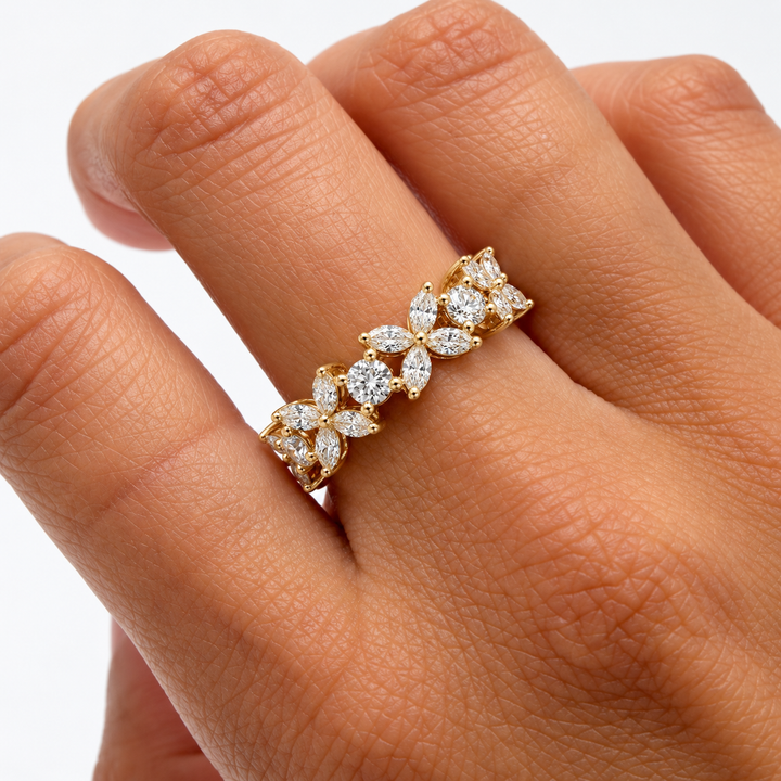 14k Yellow Lab Grown Diamond Fashion Ring 2.73cttw