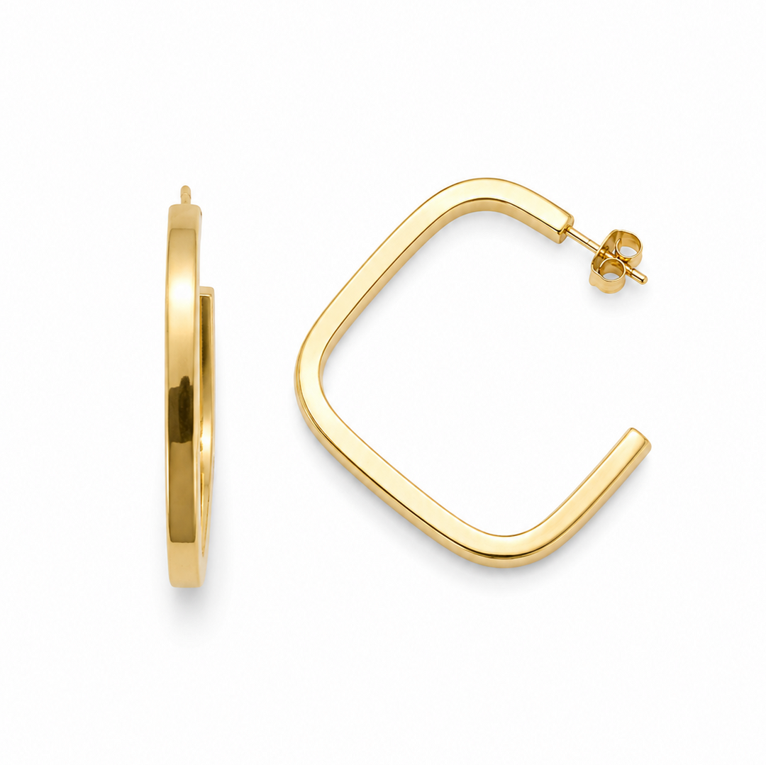 14k Yellow Contemporary Earrings