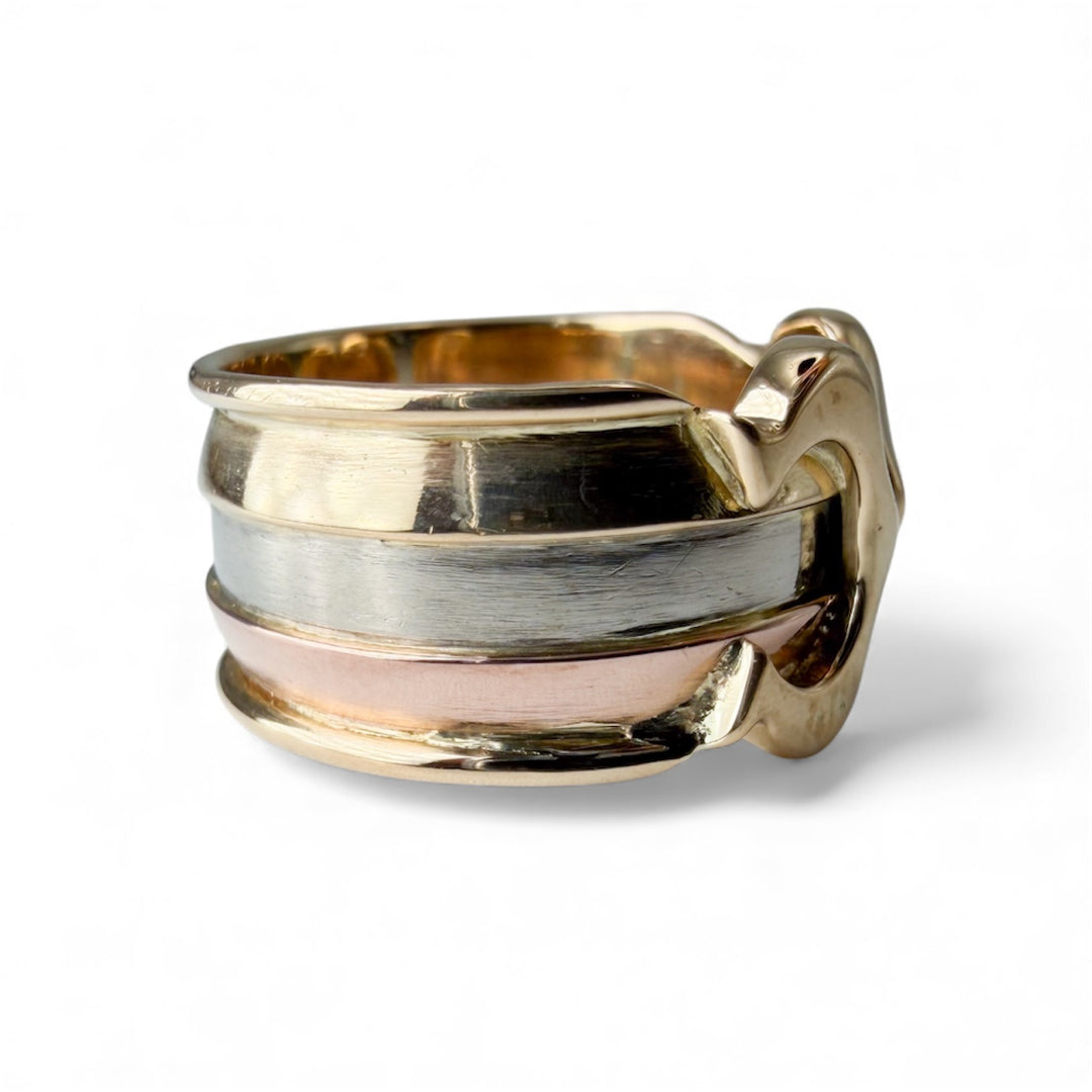 14k Tri-Color Estate Ring