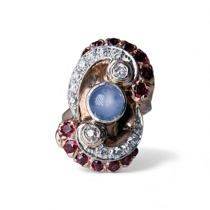 14k Rose Gold 1940's Estate Ring