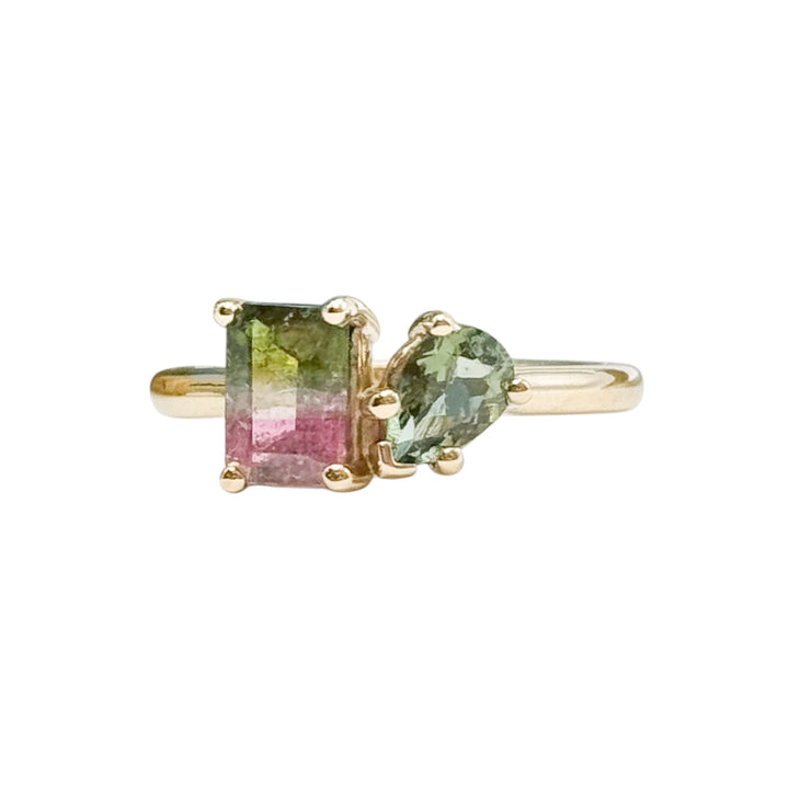 14k Yellow Gold Tourmaline Gemstone Ring