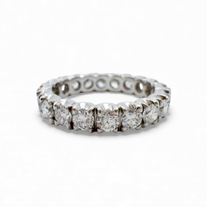 Platinum Eternity Diamond Estate Ring