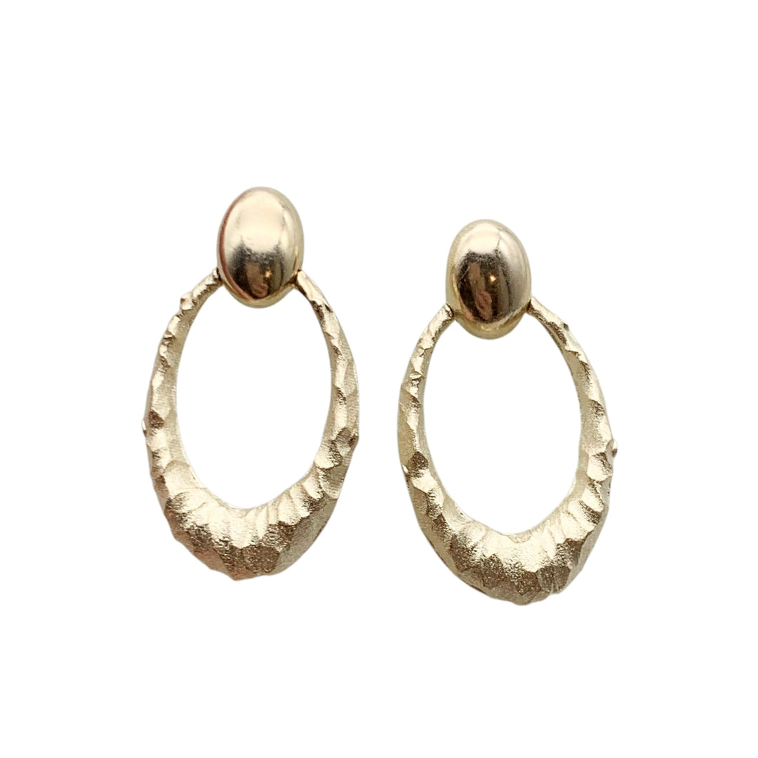 14k Yellow Gold Drop Earrings