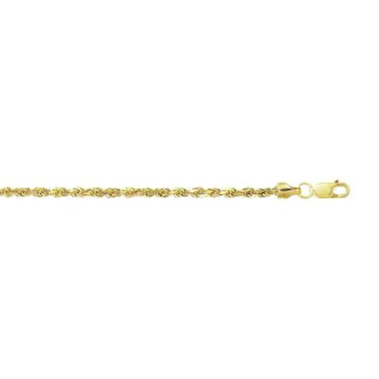10k Yellow Rope Chain