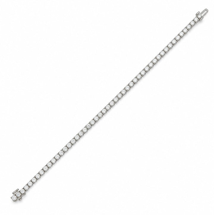 14k White Lab Grown Diamond Bracelet 10.00 cttw