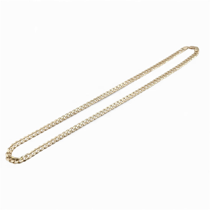 14k Yellow Gold Curb Estate Chain