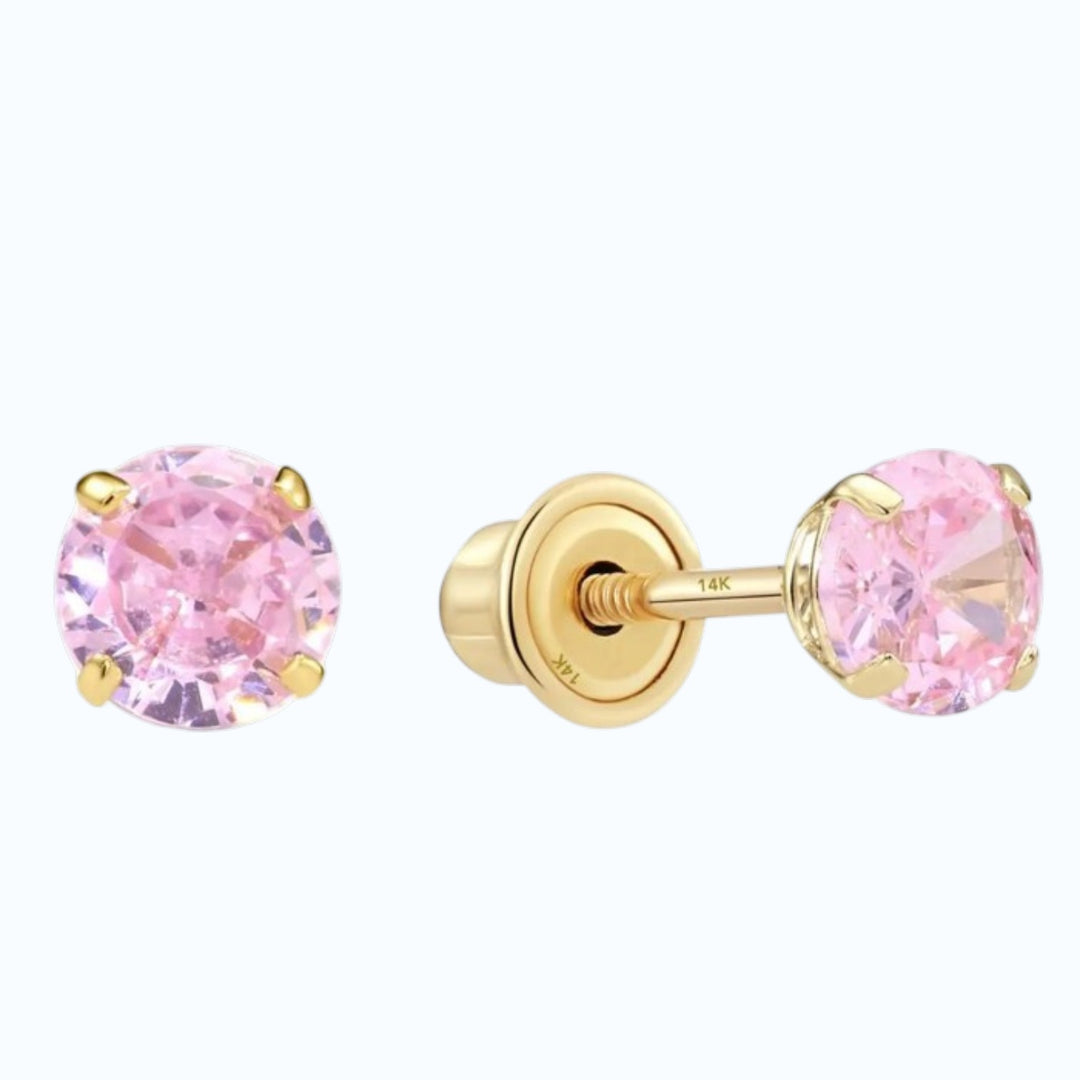 14k Yellow Gold Stud Children&