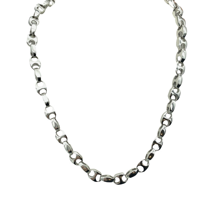 14k White Gold Mariner Chain