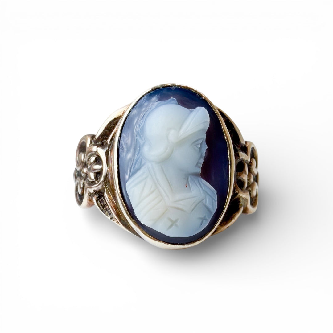 14k Yellow Gold Cameo Estate Ring