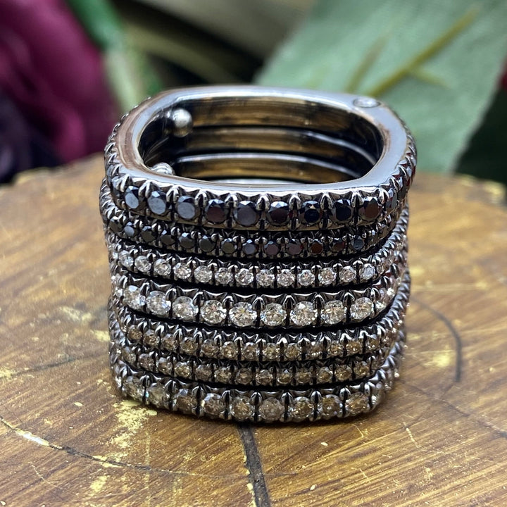 18k Estate Diamond Designer Ring