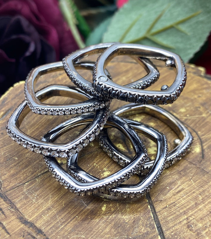 18k Estate Diamond Designer Ring