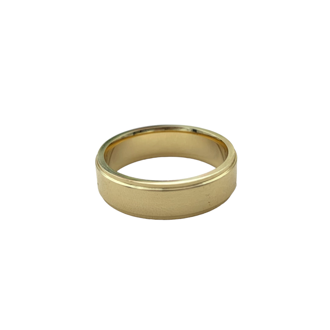 18k Yellow Gold Polished Wedding Band