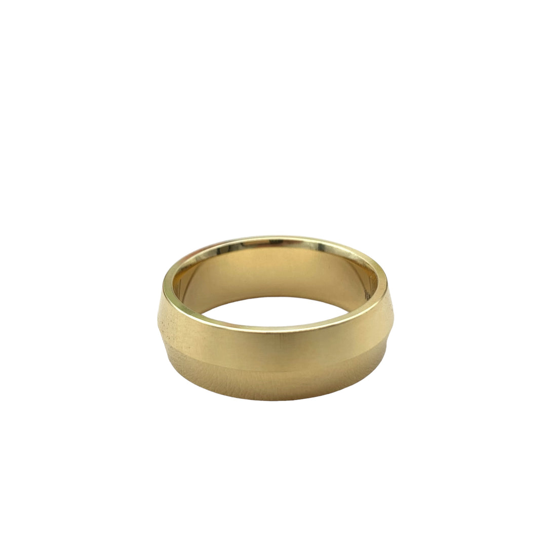 18k Yellow Gold Polished Wedding Band