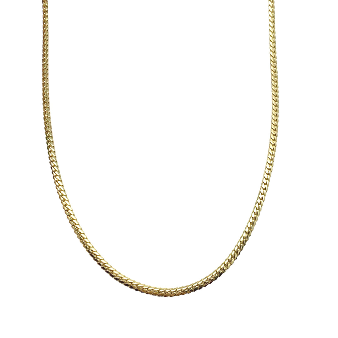 14k Yellow Gold Cuban Chain