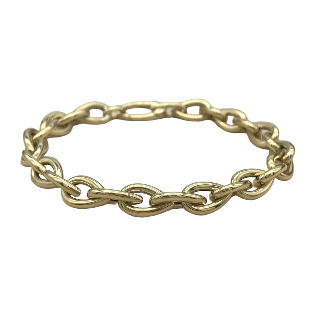 14k Yellow Gold Semi-Solid Bracelet
