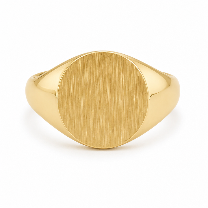 10k Yellow Signet Estate Ring