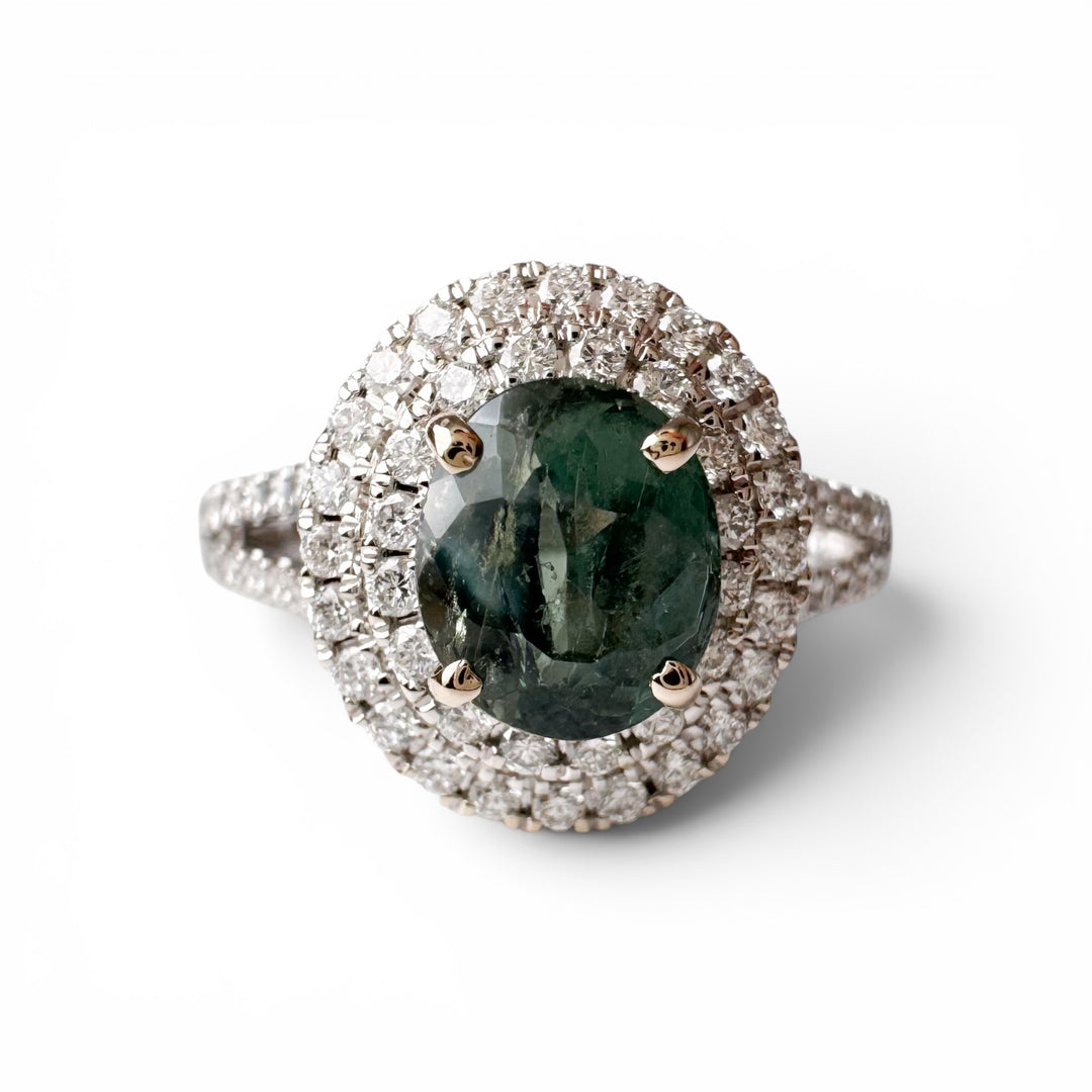 18k White Gold Alexadnrite Ring