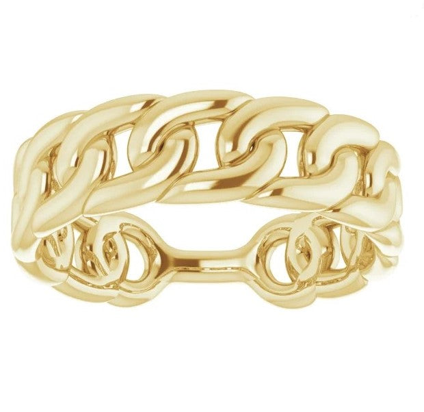 14k Yellow Gold Fashion Ring