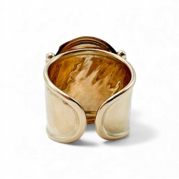 18k Yellow Gold Intaglio Estate Ring