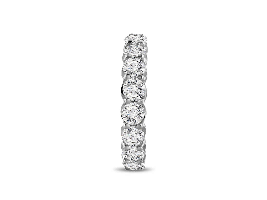 Platinum Eternity 3.41ctw Round Diamond Wedding Band