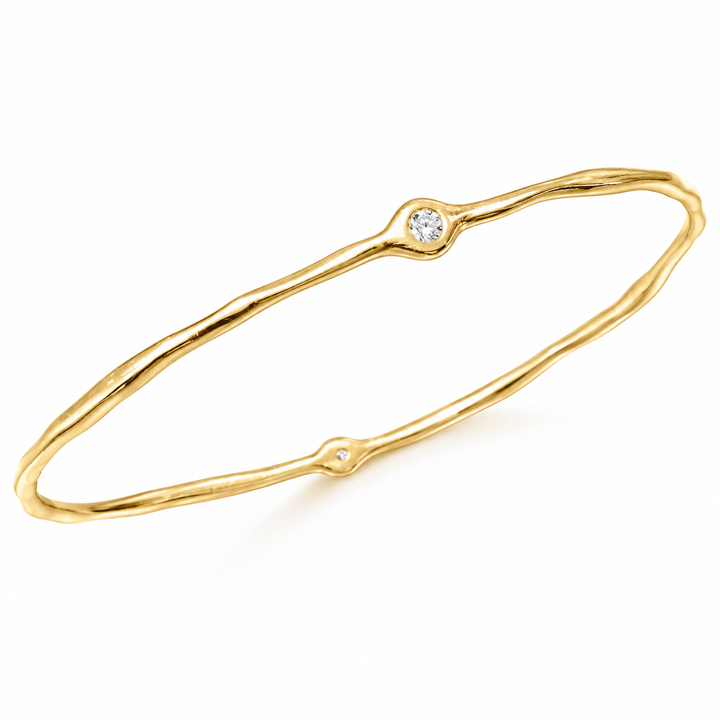 18 Yellow Gold Estate Diamonds Designer Bracelet
