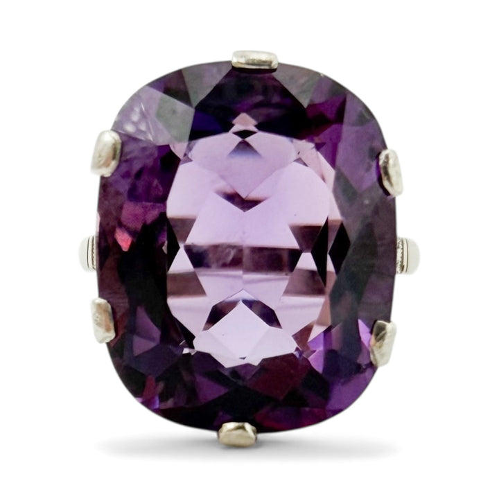 14k White Gold Antique Estate Ring