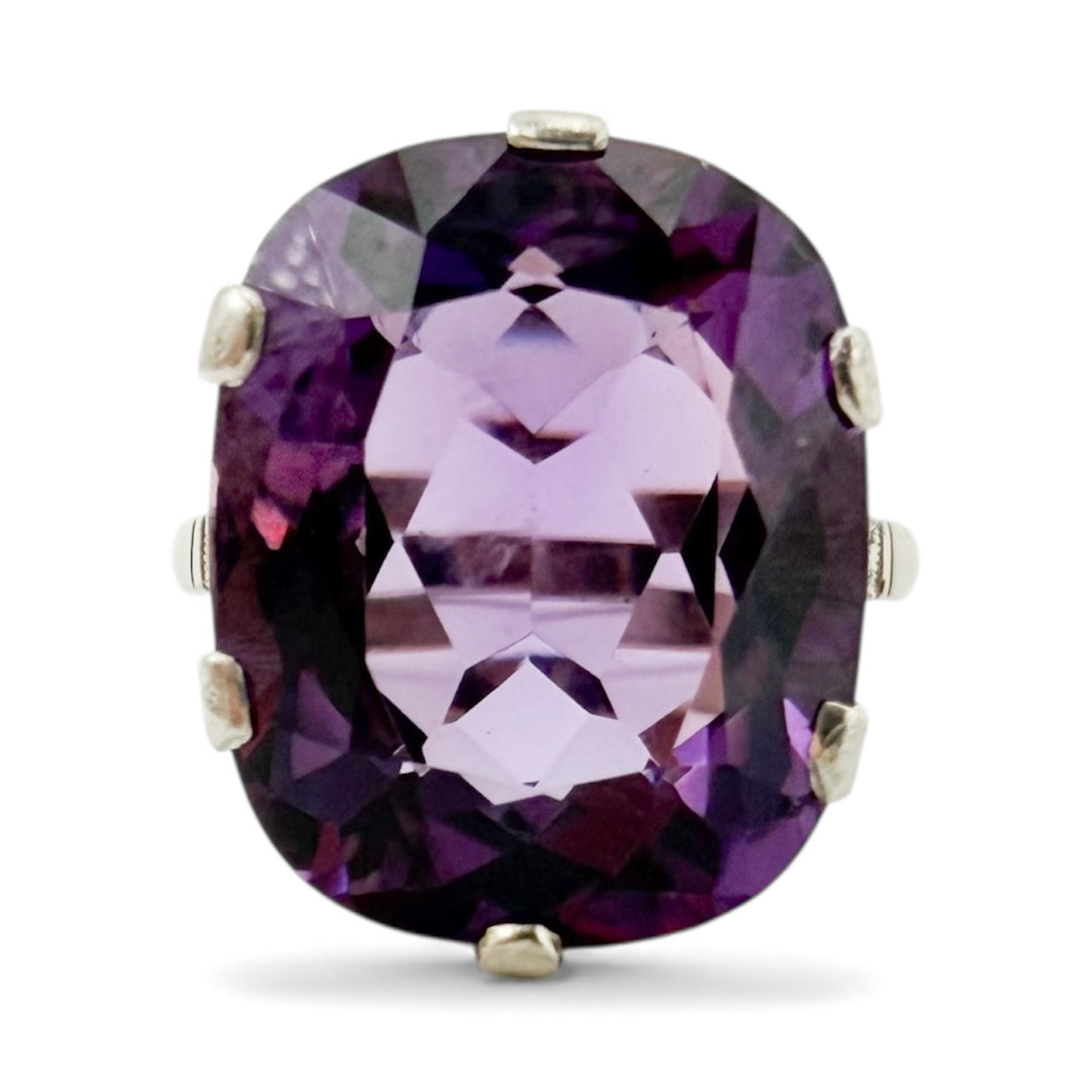 14k White Gold Antique Estate Ring