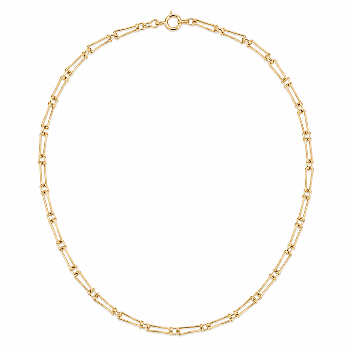 14k Yellow Tapered Link Estate Chain