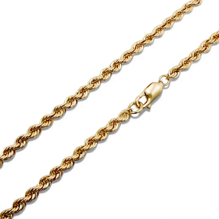 14k Yellow Gold Rope Estate Chain