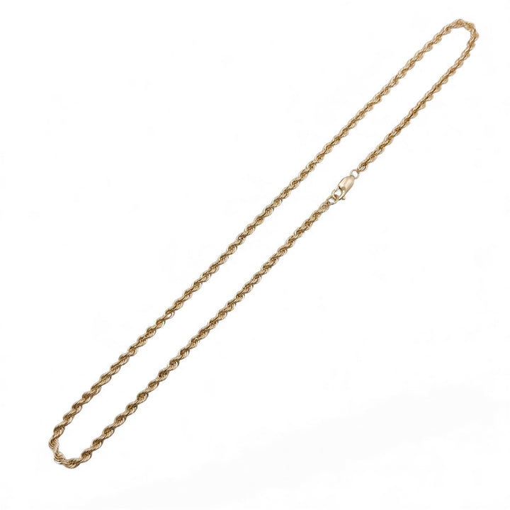 14k Yellow Gold Rope Estate Chain