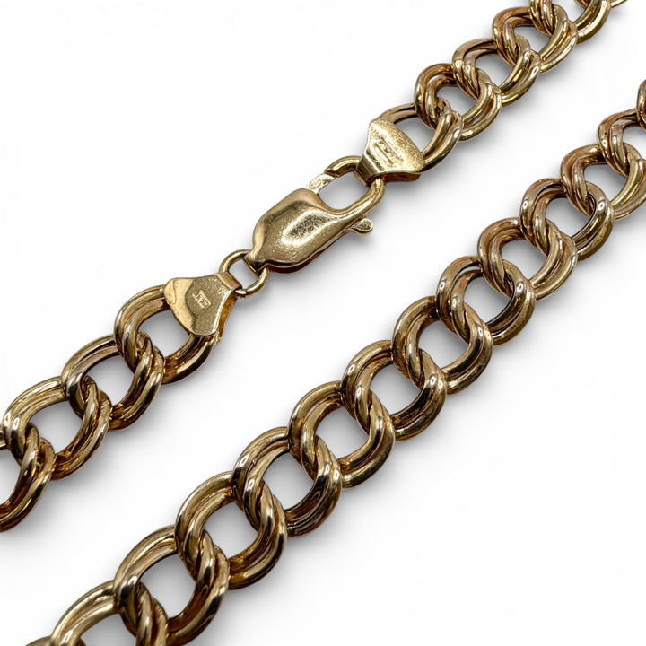 14k Yellow Gold Charm Estate Chain