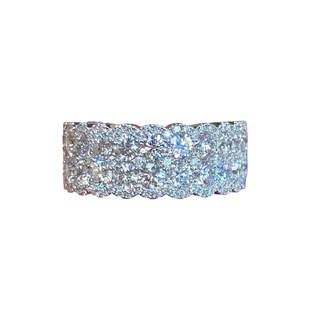 18k White Gold Diamond Diamond Fashion Rings
