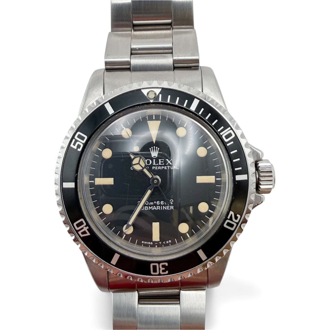 Vintage Rolex Submariner 5513 No Date Matte Dial Patina 40mm Oyster Watch