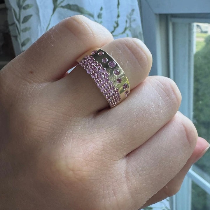 14k Yellow Gold Gemstone Estate Ring