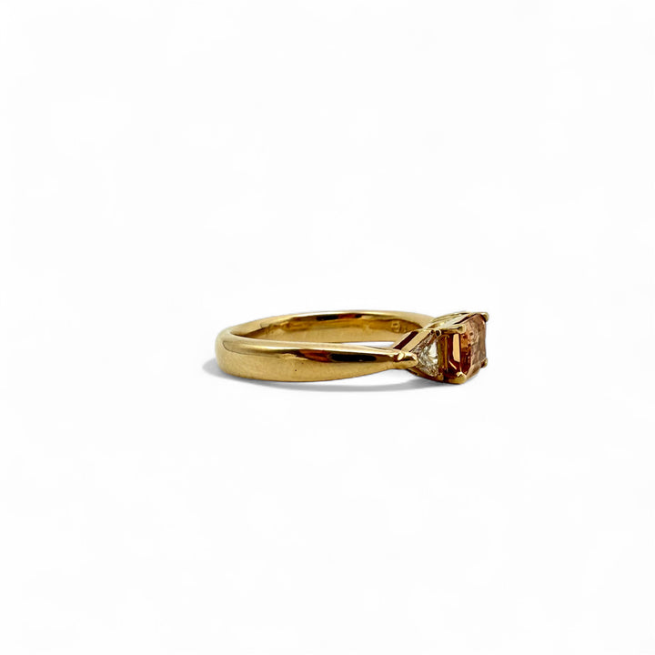 14k Yellow Gold Imperial Topaz Estate Ring