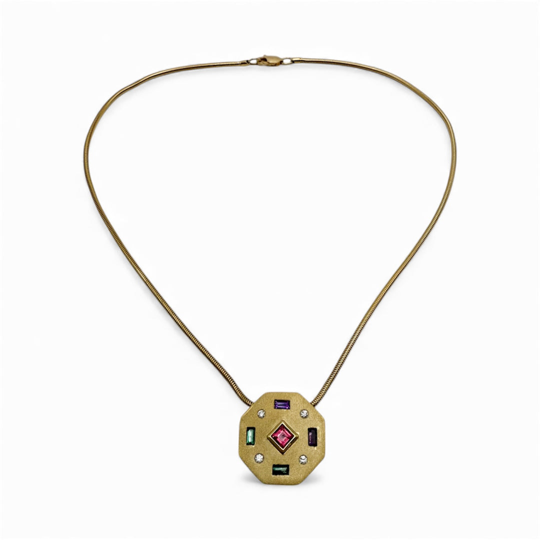18k Yellow Gold Estate Necklace