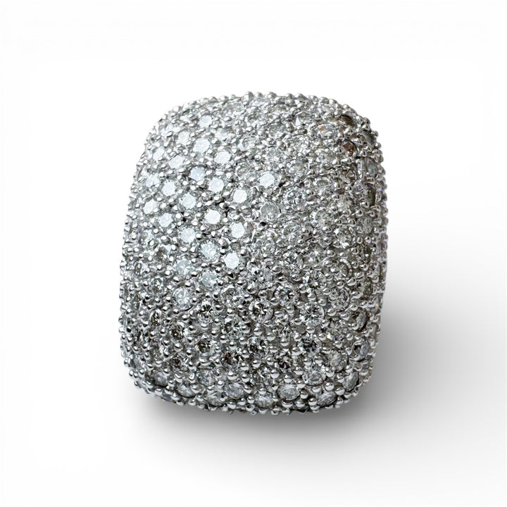 14k White Gold Diamond Estate Ring