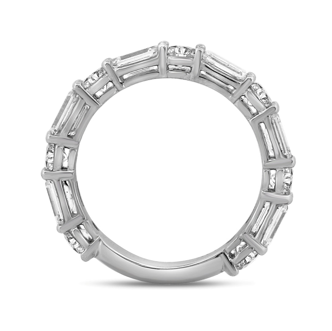 14k White 2.59ctw Lab Grown Diamond Wedding Band